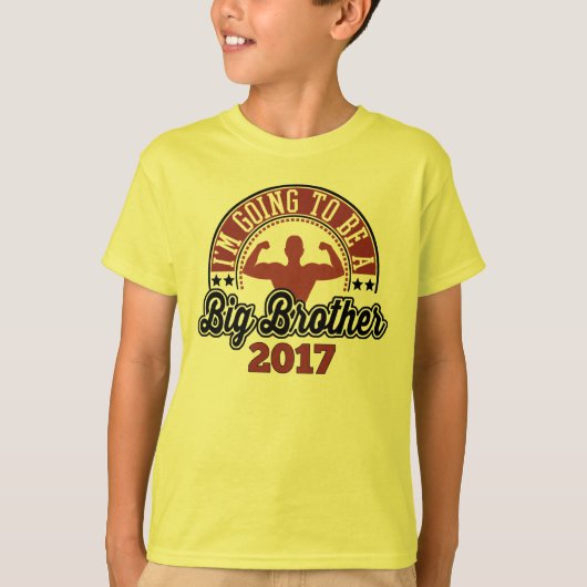 Ik word een grote broer 2017 t-shirt (Voorkant)