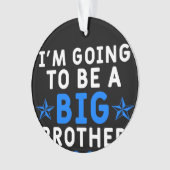 Ik word een grote broer 2020 ornament (voorkant)