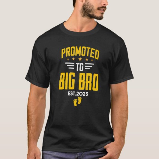 Ik word een grote broer 2023, promoot aan grote t-shirt (Voorkant)