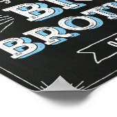 Ik word een grote broer - aangepast bord poster (Hoek)