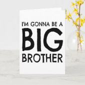 Ik word een grote broer kaart (Gele Bloem)