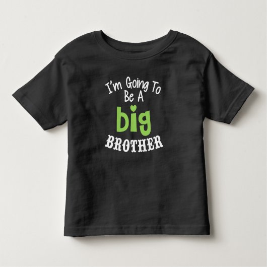 Ik word een grote broer kinder shirts (Voorkant)