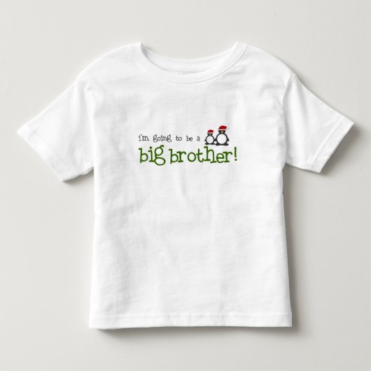 Ik word een grote broer kinder shirts (Voorkant)