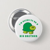Ik word een grote broer ronde button 5,7 cm (Voorkant /achterkant)