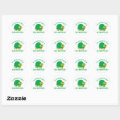 Ik word een grote broer ronde sticker (Vel)