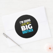 Ik word een grote broer ronde sticker (Envelop)