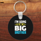 Ik word een grote broer sleutelhanger (Achterkant)
