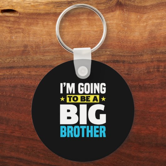 Ik word een grote broer sleutelhanger (Achterkant)