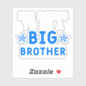 Ik word een grote broer sticker (Vel)