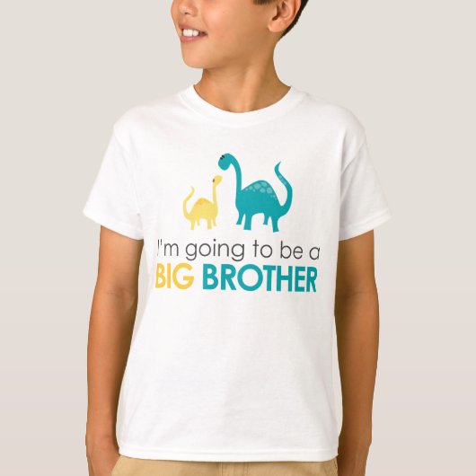 Ik word een grote BROER. T-shirt (Voorkant)