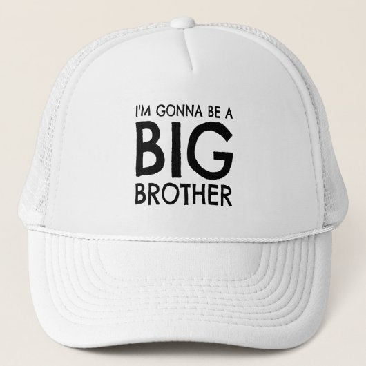 Ik word een grote broer trucker pet (Voorkant)