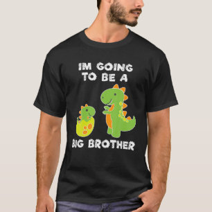 Ik word een grote oudere broer van Dinosaur Dino T-shirt