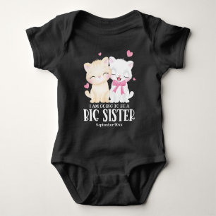 Ik word een grote zus baby aankondiging romper