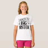 Ik word een grote zus/Cute Sister T-shirt (Voorkant volledig)