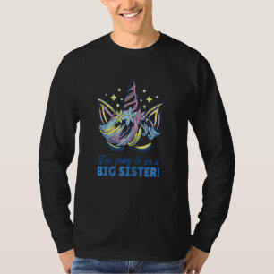 Ik word een grote zus Eenhoorn schattige Kinder T-shirt