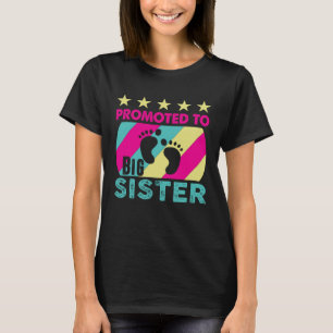 Ik word een grote zus, gepromoveerd tot grote zus t-shirt