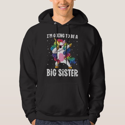 Ik word een grote zus hoodie (Voorkant)