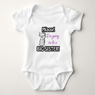 Ik word een grote zus kat T-shirt