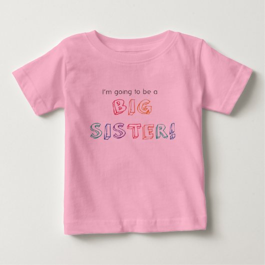Ik word een GROTE ZUS! T-Shirt (Voorkant)