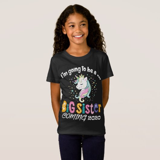 Ik word een grote zus t-shirt (Voorkant volledig)