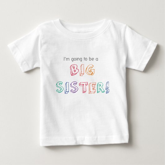 Ik word een GROTE ZUS! T-Shirt (Voorkant)