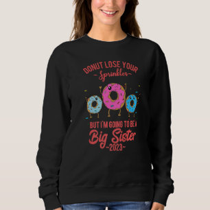 Ik word een grote zus van tweeling baby aankondigi trui