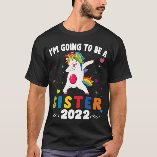 Ik word een grote zuster 2022 t-shirt (Voorkant)