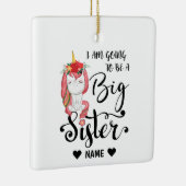Ik word een grote zuster keramisch ornament (Rechts)