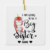 Ik word een grote zuster keramisch ornament (Voorkant)