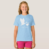 Ik word een grote zuster White Stork T-shirt (Voorkant volledig)