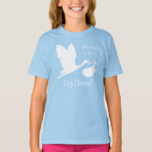 Ik word een grote zuster White Stork T-shirt (Voorkant)