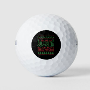 Ik word een kerstcadeau voor luchtverkeersleiders golfballen