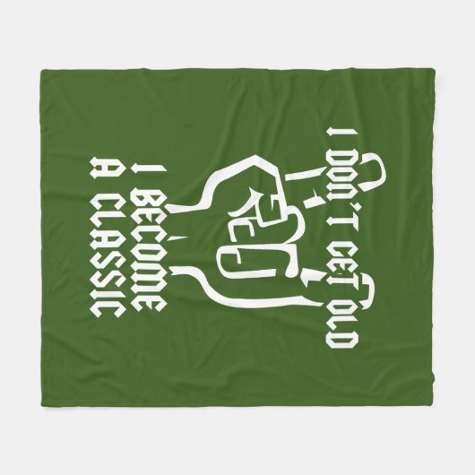 Ik word een klassieker fleece deken (Voorkant (Horizontaal))