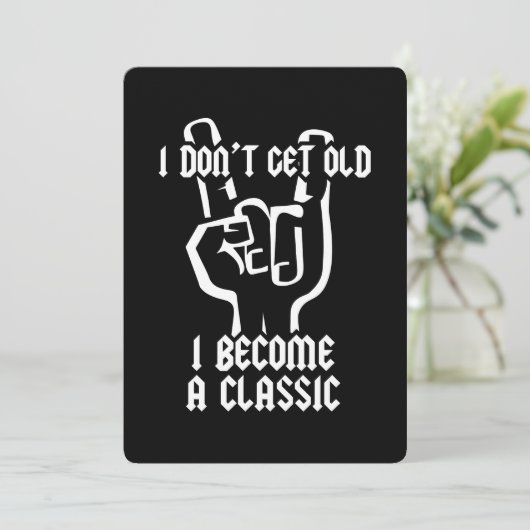 Ik word een klassieker kaart (Staand voorkant)