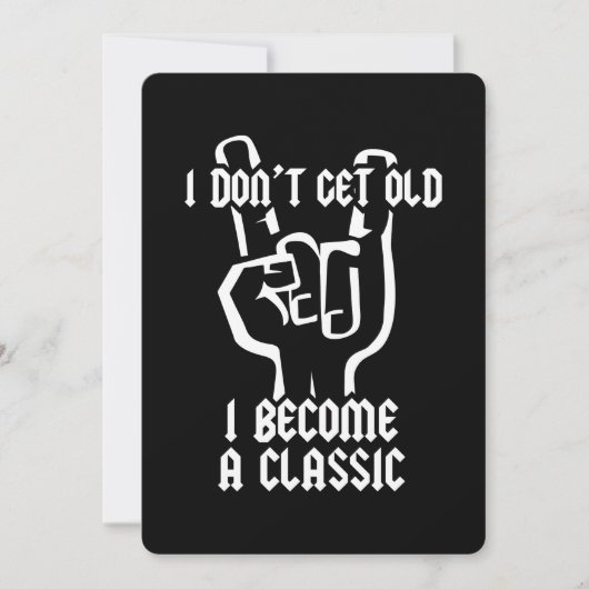 Ik word een klassieker kaart (Voorkant)