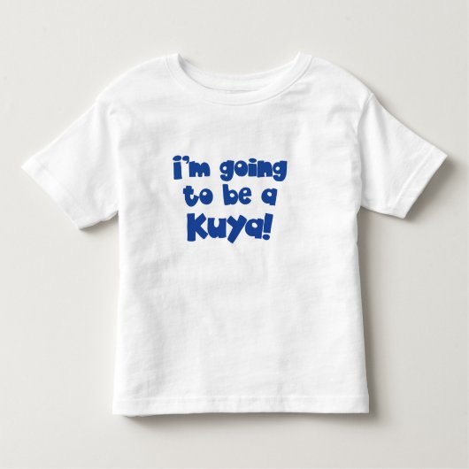 Ik word een Kuya (Big Brother) Kinder Shirts (Voorkant)