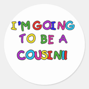 Ik word een neef ronde sticker