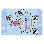 Ik word een oma Blue Magneet (Horizontaal)