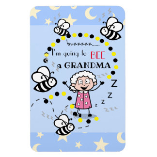 Ik word een oma Blue Magneet