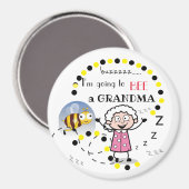 Ik word een oma gepersonaliseerd magneet (Voorkant / Achterkant)