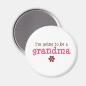 Ik word een oma T-shirt Magneet (Voorkant / Achterkant)