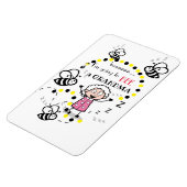 Ik word een oma White Background Magneet (Linkerzijde)