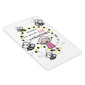 Ik word een oma White Background Magneet (Rechterzijde)