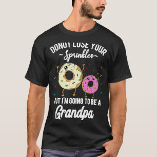 Ik word een opa Meme Donut Baby Announc. T-shirt