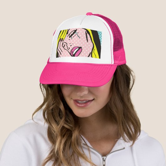 Ik word een Pop van Trucker Hat Trucker Pet (In situ)