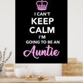 Ik word een tante poster (Keuken)