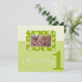 Ik word een uitnodiging van de Birthday Party (Staand voorkant)