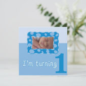 Ik word een uitnodiging van de Birthday Party (Staand voorkant)