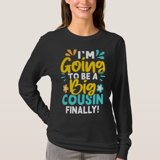 Ik word eindelijk een grote neef. t-shirt (Voorkant)