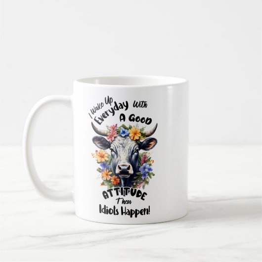 Ik word elke dag wakker koffiemok (Links)